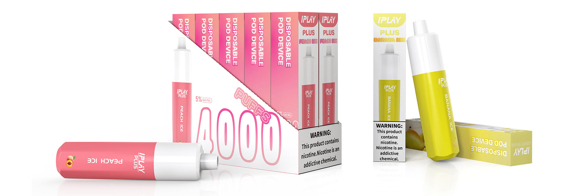 IPLAY PLUS 4000 Puffs Disposable Vape - Package