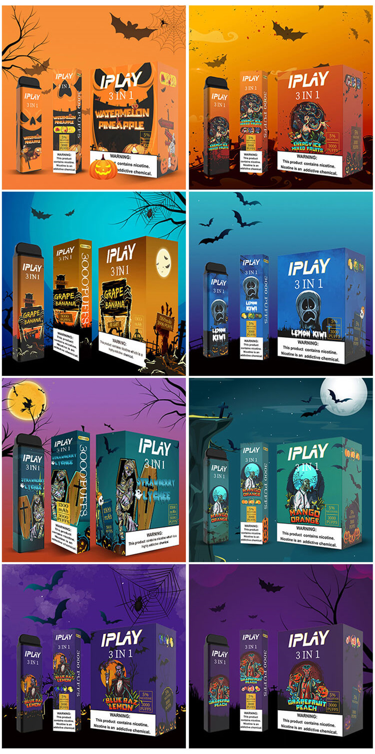 IPLAY 3 IN 1 Disposable Pod - Package