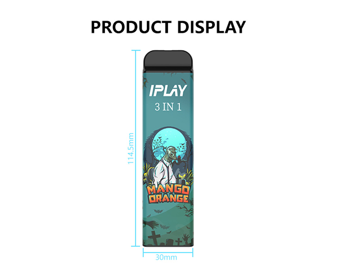 IPLAY 3 IN 1 Disposable Pod - Size