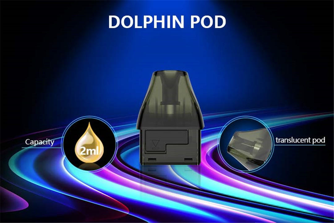 IPLAY Dolphin Vape Pod Kit - 2ml eliuiq capacity