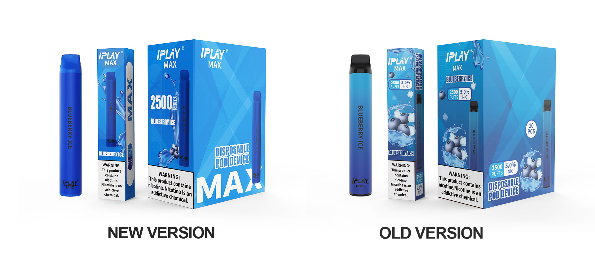 IPLAY MAX 2500 NEW VERSION - PACKAGE
