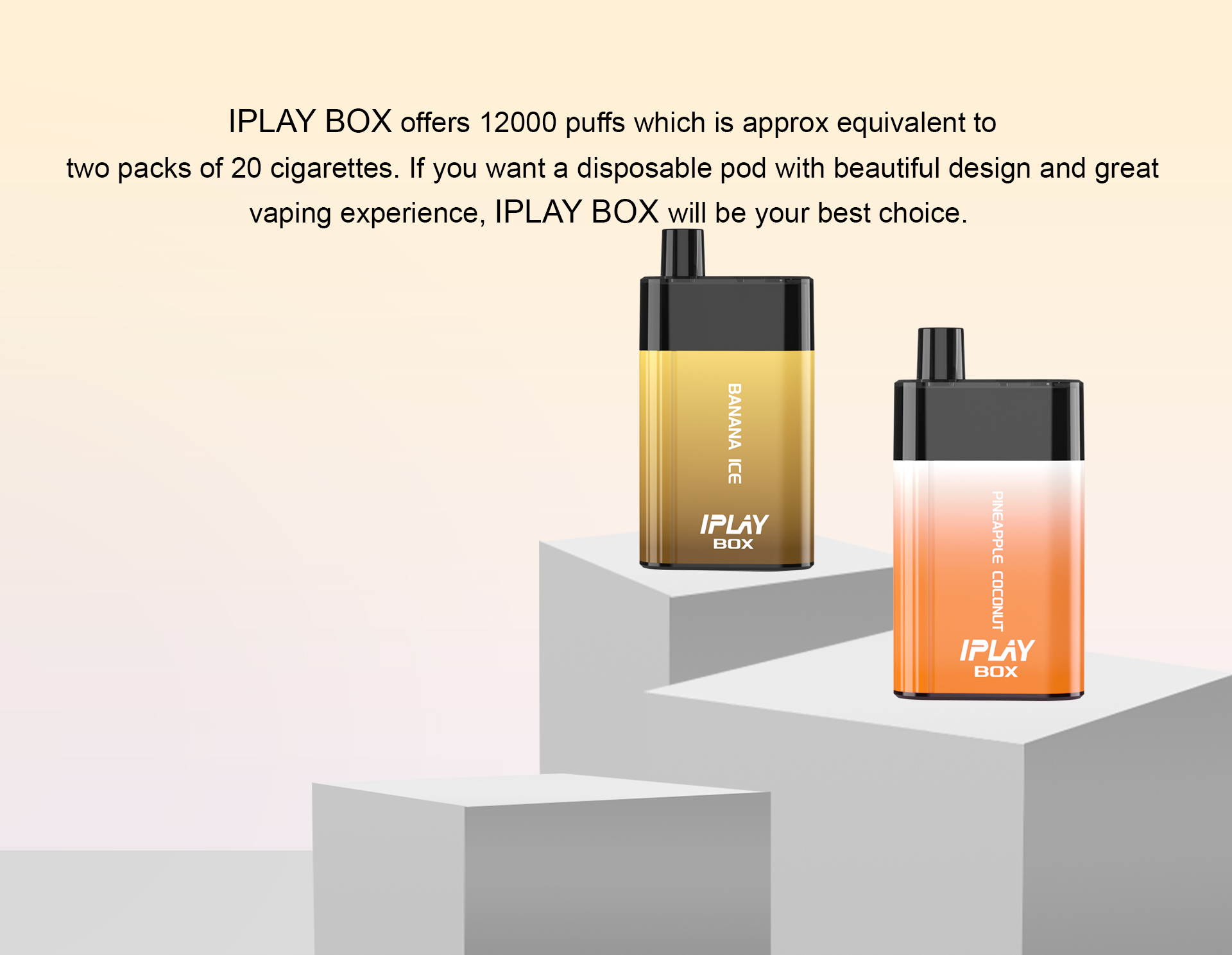 Iplay Box Disposable Vape - Nganti 12000 puff