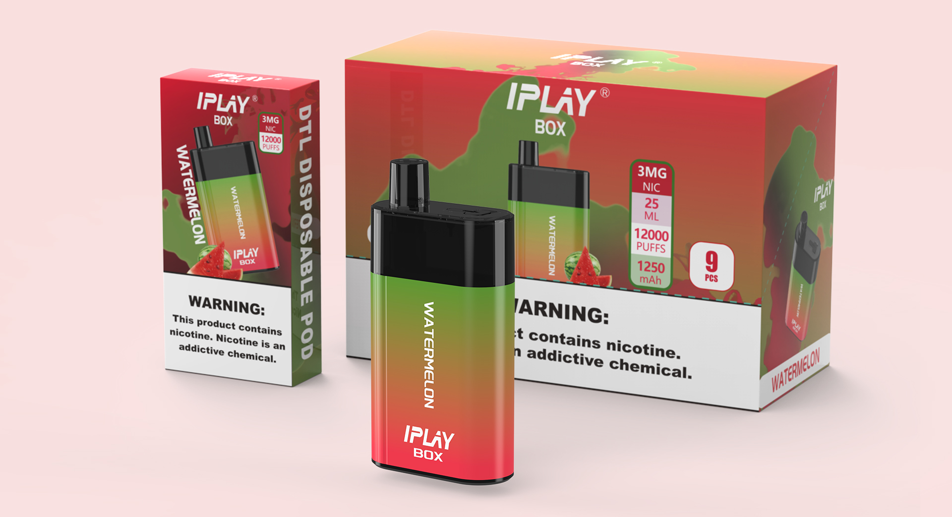 Iplay Box Disposable Vape - package