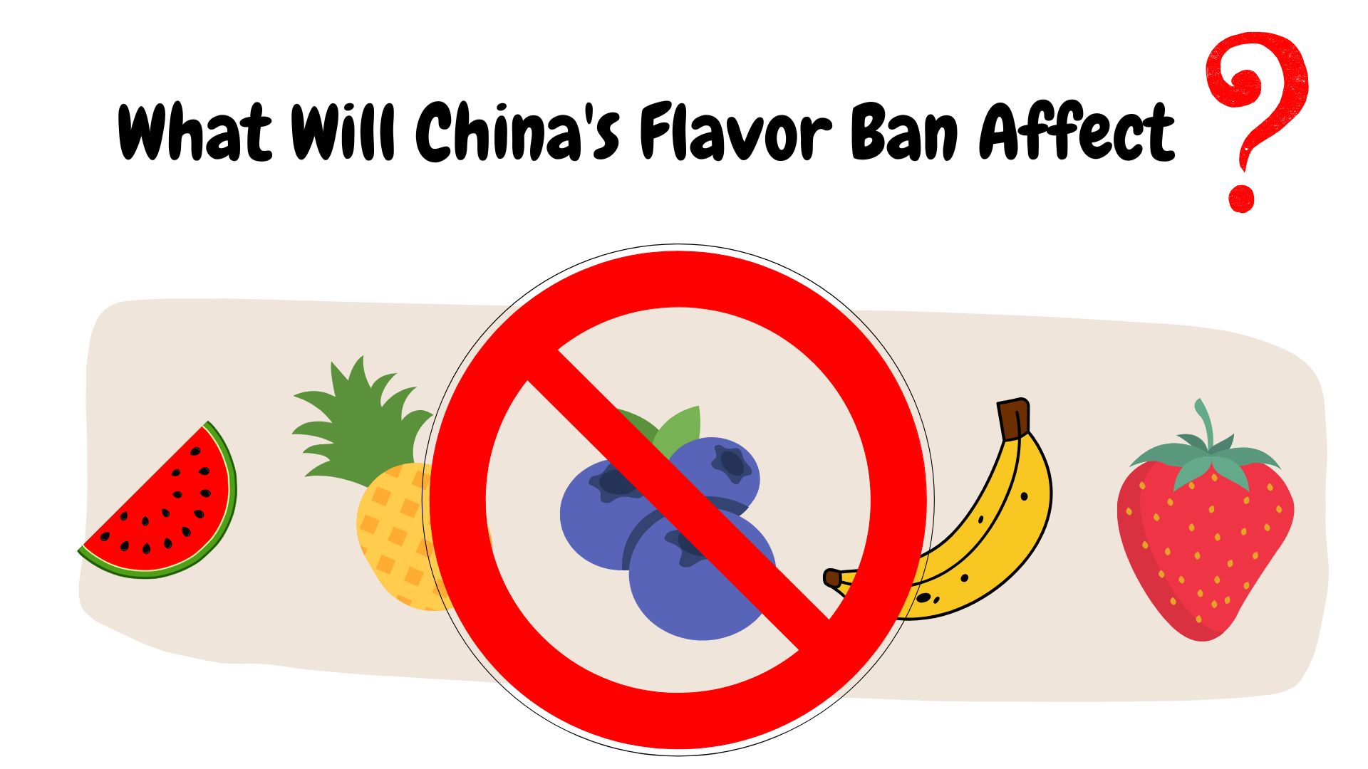 prohibició del sabor de la Xina