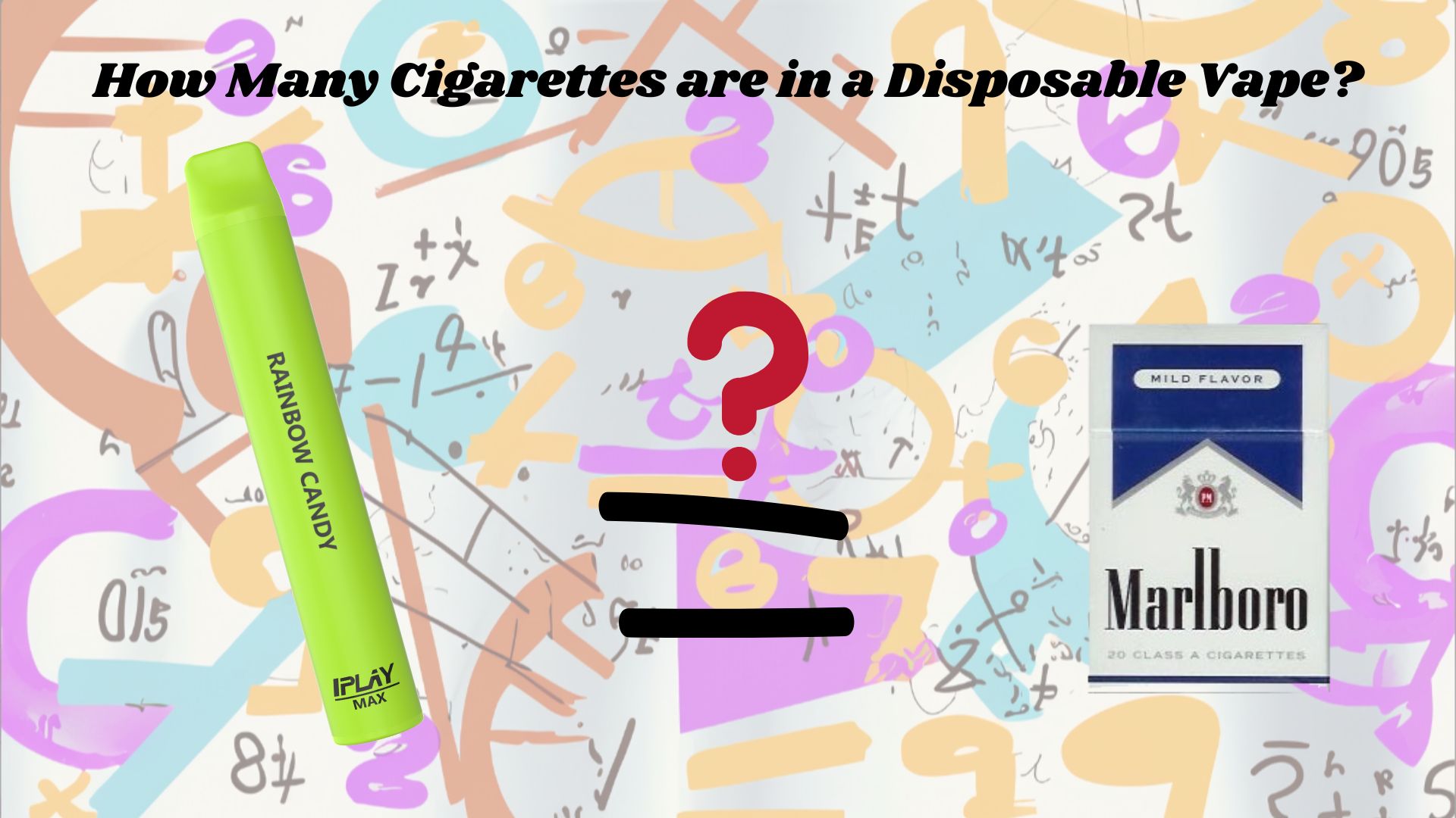 how many cigarettes in disposable vape