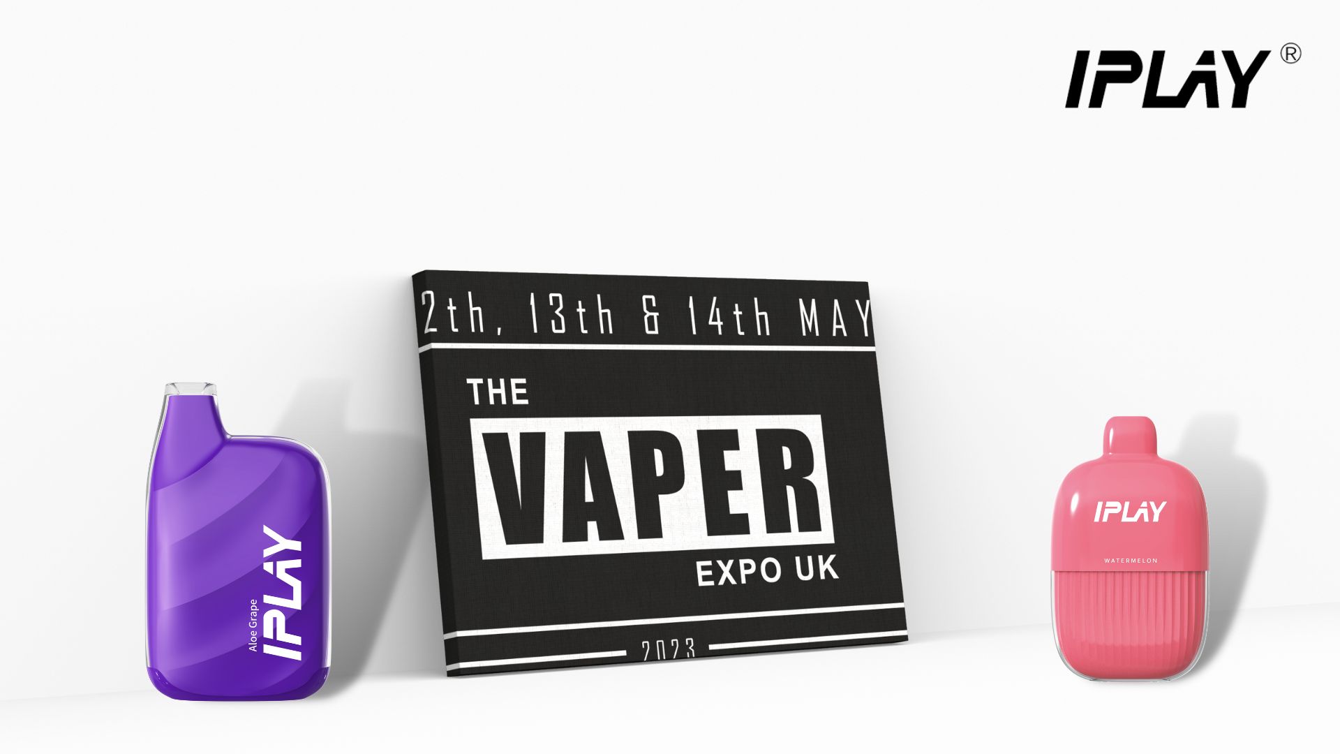 iplay and the vaper expo uk poster