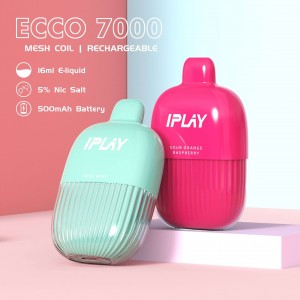 IPLAY ECCO 7000 Puffs Disposable Vape Pod