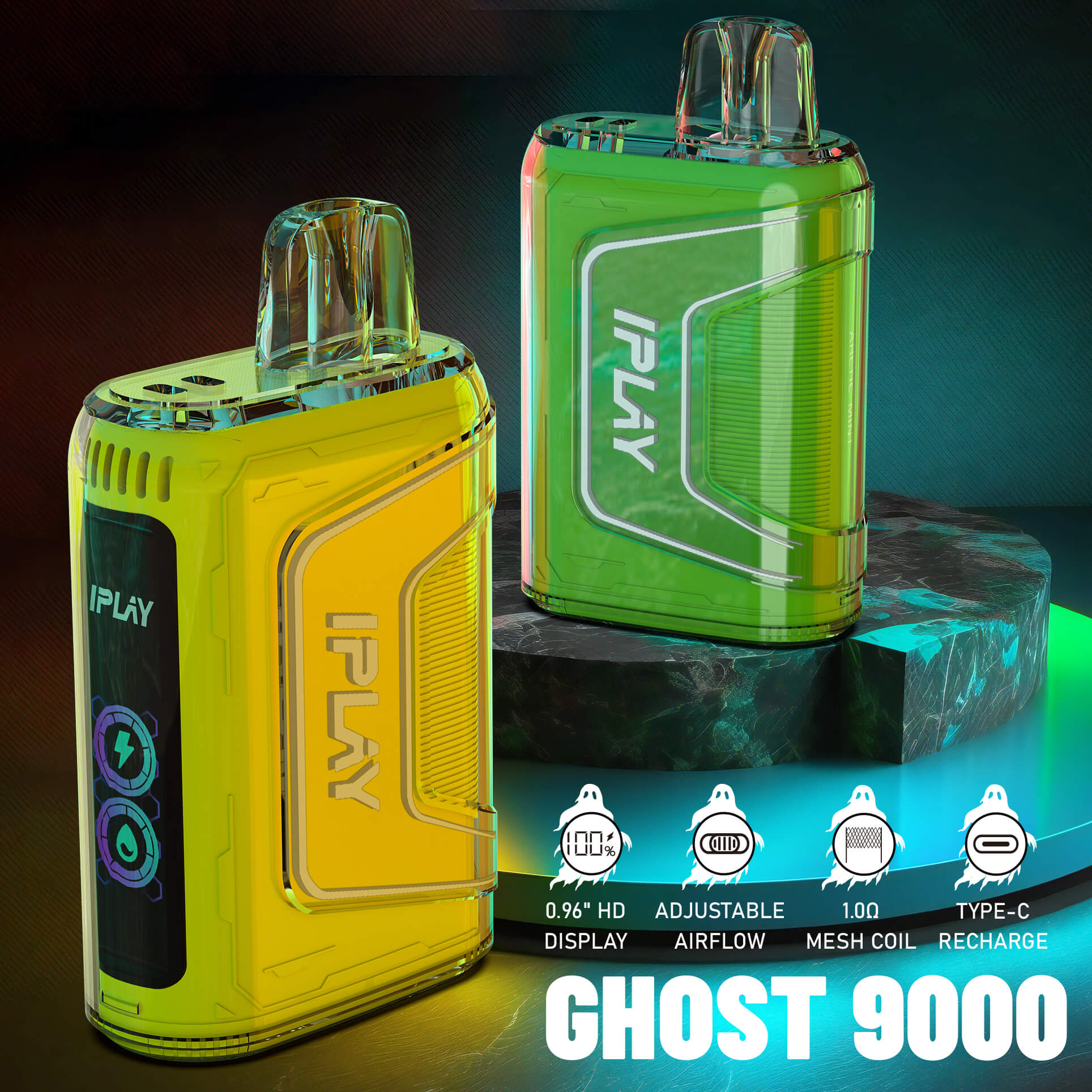 GHOST 9000 Puffs Disposable Vape Pod Featured Image