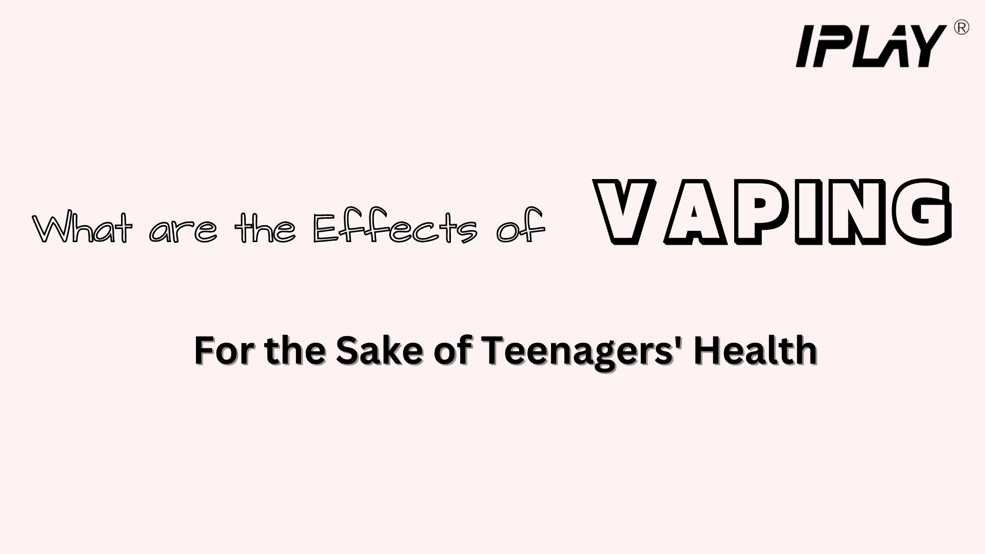 10代の若者にとってVAPEの健康への影響は何ですか?